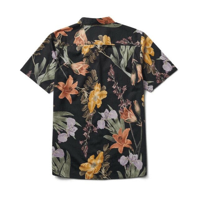 $85 Roark Men’s Button Up Shirt- Journey Manu Floral- Black- Small- New with tag