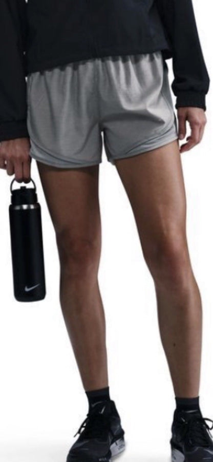Nike Women’s Tempo Mid-Rise 3in. Lined Running Shorts- Gray Heather- Medium