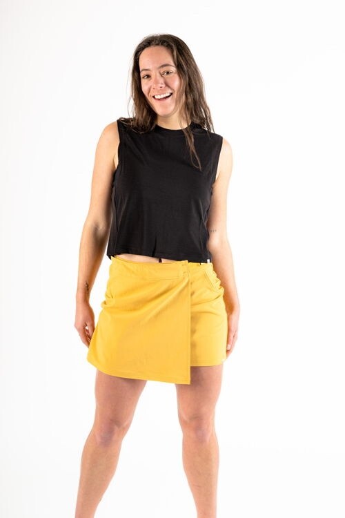 $99 WILD RYE Women’s Estelle Skirt - BTMESKGDN2 - Golden Yellow - Size 2 - New