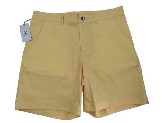 $250 BOGNER Women’s Koralie Golf Shorts- Yellow - Size: 12 (36W) EU42-New Tags