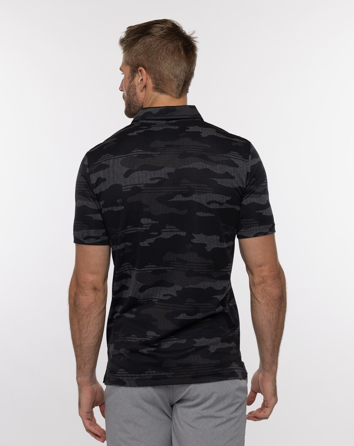 $100 Travis Mathew Men’s Beachside Stealth Polo - Black - Small - New With Tag