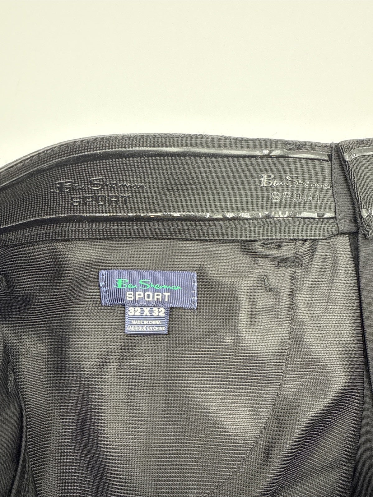 $89 Ben Sherman Men’s 4 Way Stretch Tech Pants- Black- 32W x 32L - New with tag