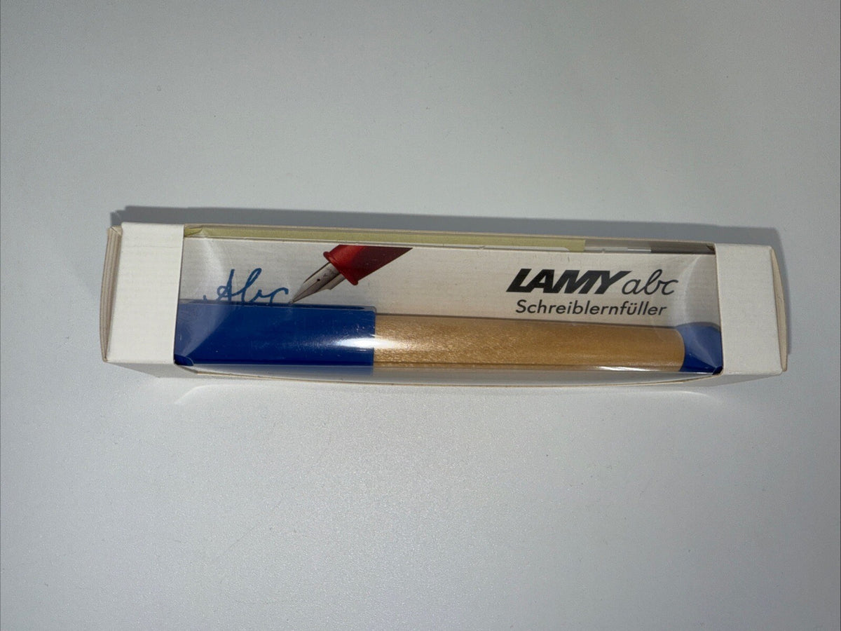 Lamy ABC Fountain Pen Beginner  - Calligraphy Blue - L09A - NEW In Gift Box