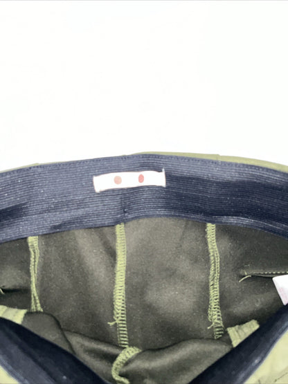 $119 Three Dots Women’s Sofia Front Seem Pull On Pants- Green Moss -Medium-New