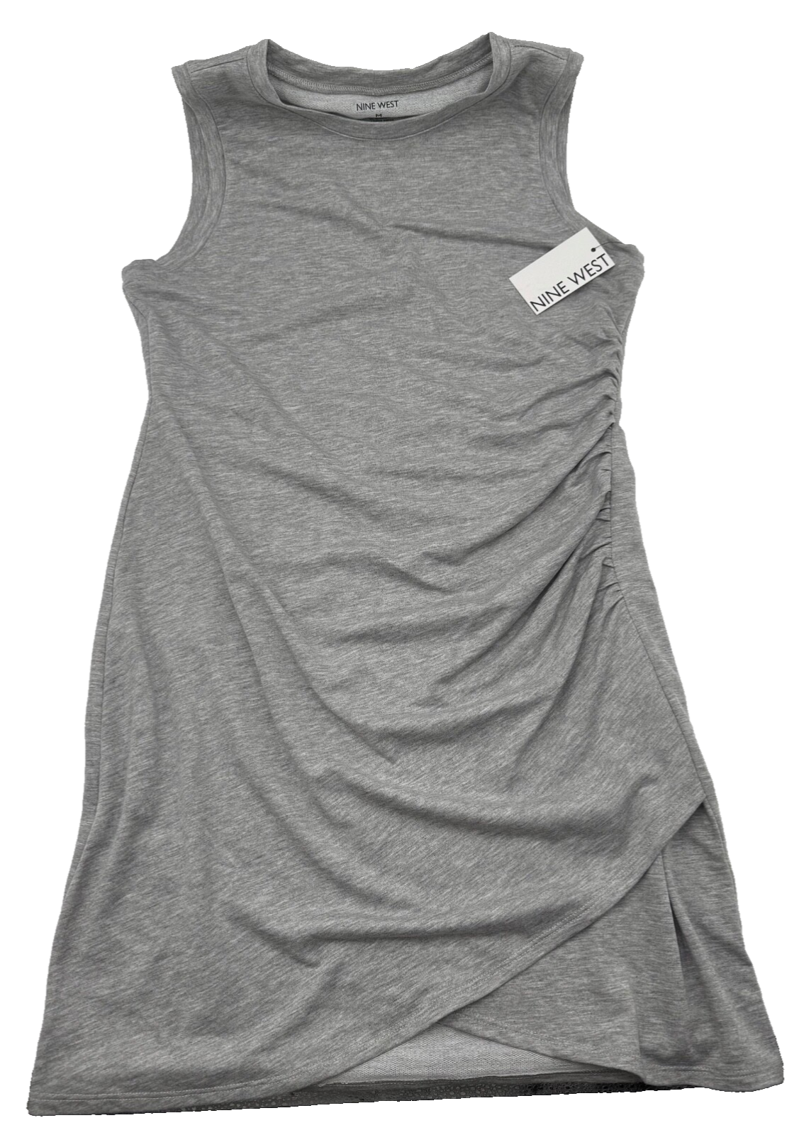 Nine West Women’s-Tulip Hem Sleeveless Dress- Grey- Medium- New Tag