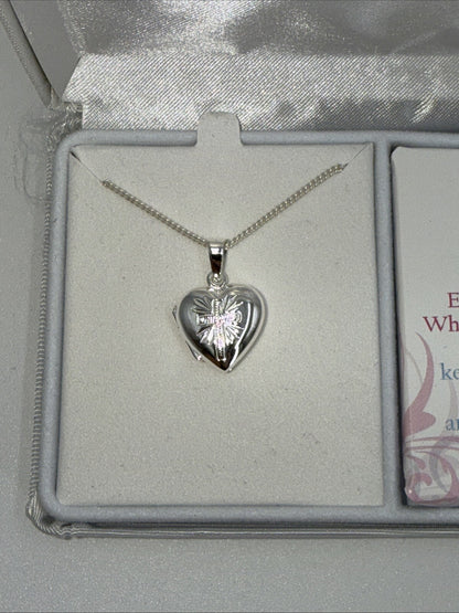 Cross Gifts Christian Cross My First Communion Locket With Necklace Gift Box