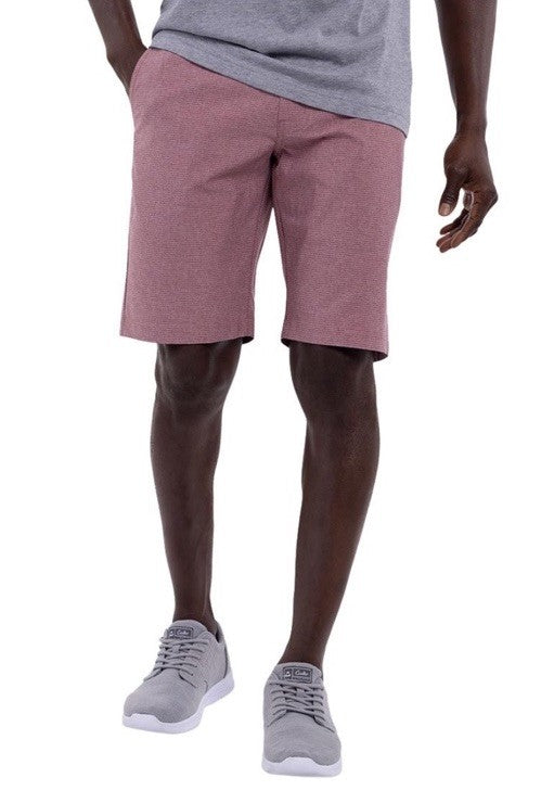 $94 Travis Mathew Men’s Sand Harbor Golf Shorts-Heather Garnet Rose- 34W-New Tag