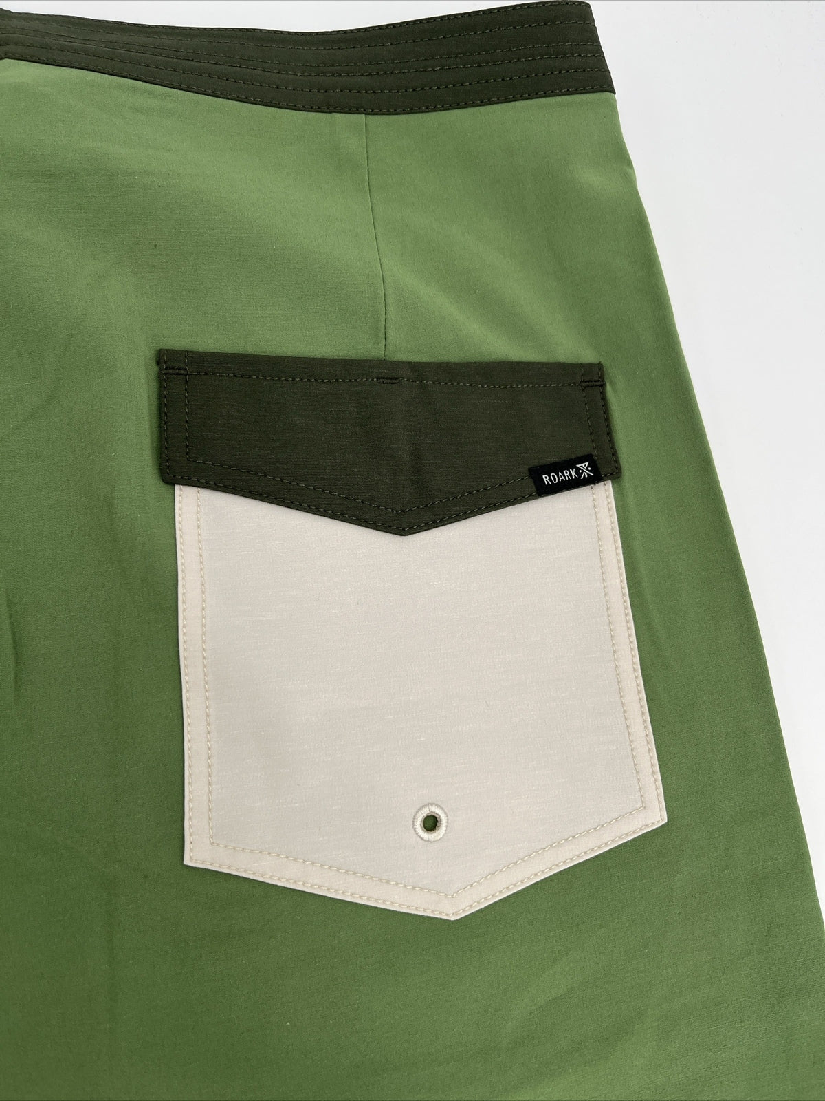 $69 Roark Men’s Chiller 17” Mixtape Boardshorts Trunks-Jungle Green-30W- New Tag