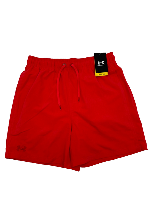 $60 Under Armour Men’s 5” Swim Shorts- Red Solstice- Medium- New with Tags