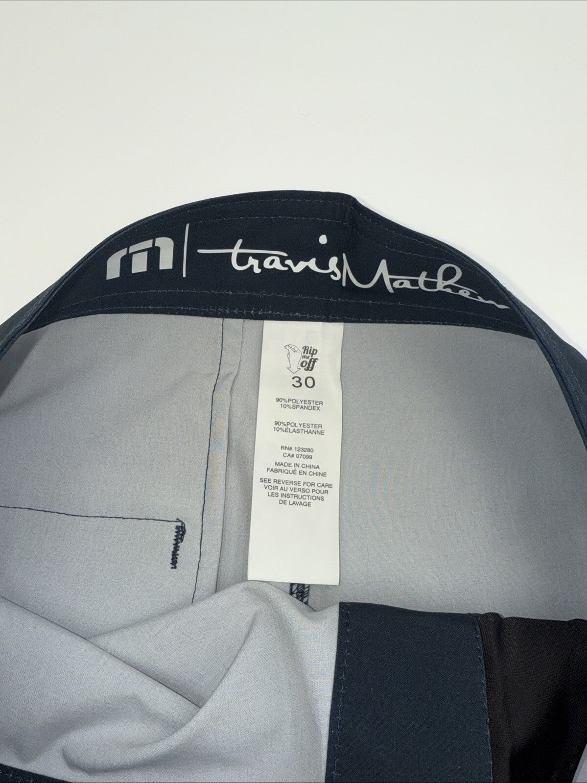 $95 Travis Mathew Men's Dawns Early Light Board Shorts- Blue Nights- Size: 30”
