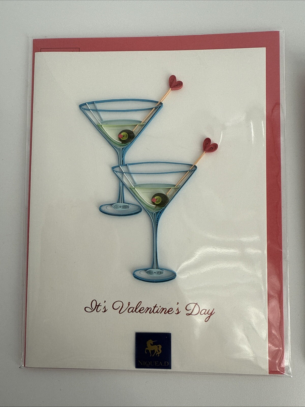 Lot Of 2 Niquea.D Dimensional Valentine's Day Greeting Cards- Upscaled Quality!