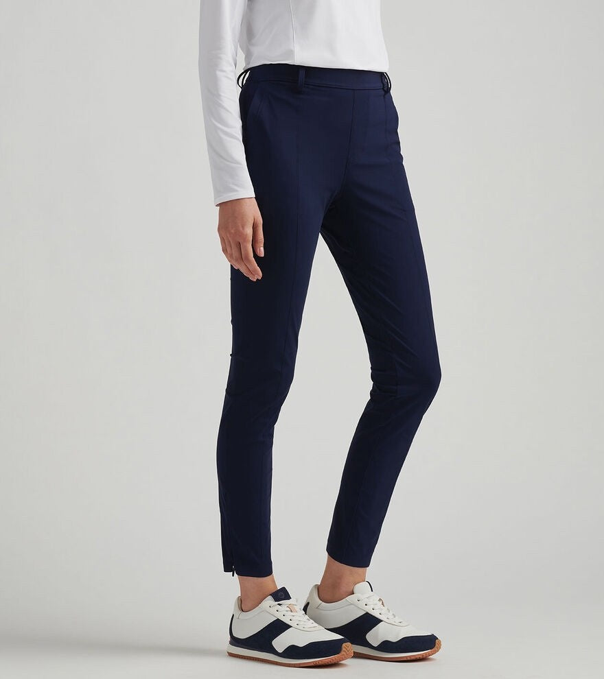 $170 Peter Millar Women’s Bingham High Stretch Ankle Pants - Navy - XLarge -New