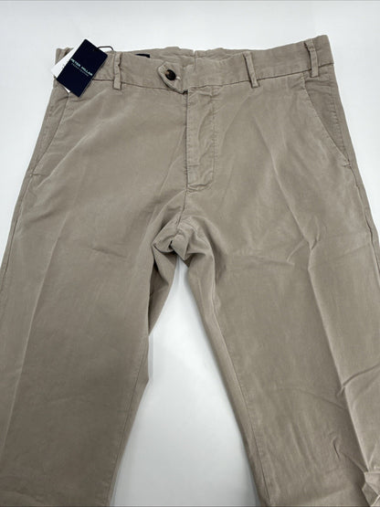 $198 PETER MILLAR CollectionMen’s ConcordeGarmentDyed Trouser Pants-Khaki-32W36L