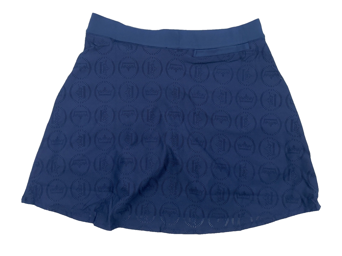 $140 Peter Millar Women’s Golf Skort -LF24EB22 -  Navy - Medium - New with tag