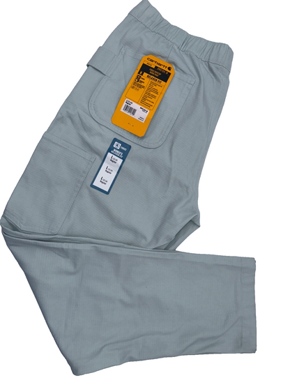 $70 Carhartt Women’s Force Relaxed Fit Ripstop Work Pant - Dew Drop - Large-New
