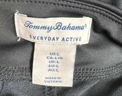 $109 Tommy Bahama Women’s Active Knit Stretch Pull On Pants-Black- Large