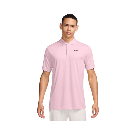 $50 Nike Men's Dri-FIT Short Sleeve Golf Polo Shirt - Pink Foam - Large - New