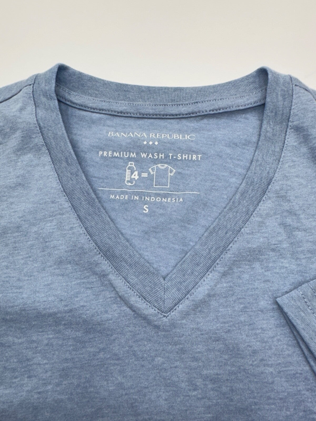 $30 Banana Republic Men’s Premium Wash T Shirt - Blue - Small - New With Tag