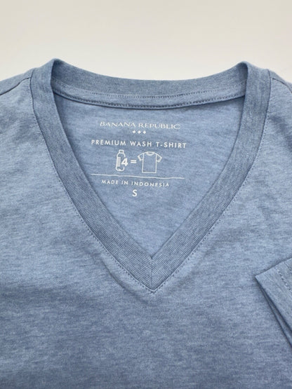$30 Banana Republic Men’s Premium Wash T Shirt - Blue - Small - New With Tag