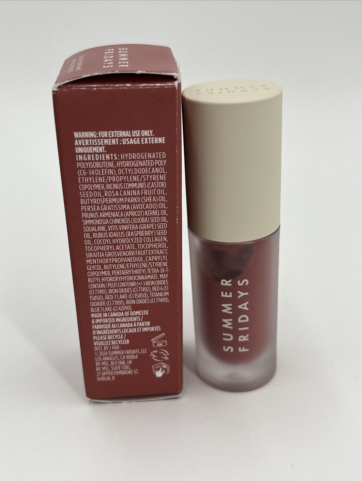 Summer Fridays BLUSH DREAMS Dream Lip Oil 0.15oz New Release - NEW IN BOX