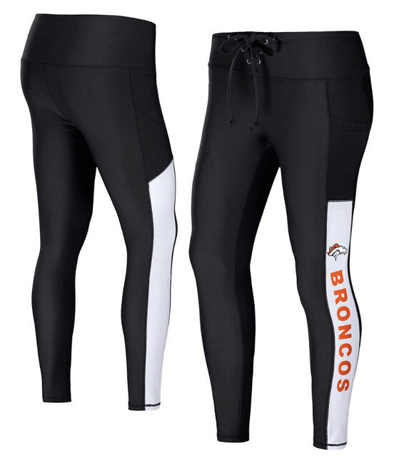 WEAR by Erin Andrews Black - Denver Broncos - Women’s Leggings- Size: Large- New