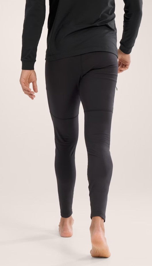 $100 Arc'teryx Men’s Rho Hybrid Bottoms Stretch -  Black - Small- New Tags