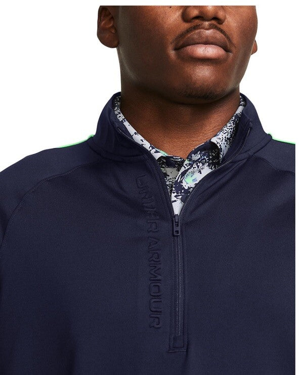 Under Armour Men’s 1/2 Zip Storm GOLF Sweatshirt-Black-MEDIUM- New-MSRP $80