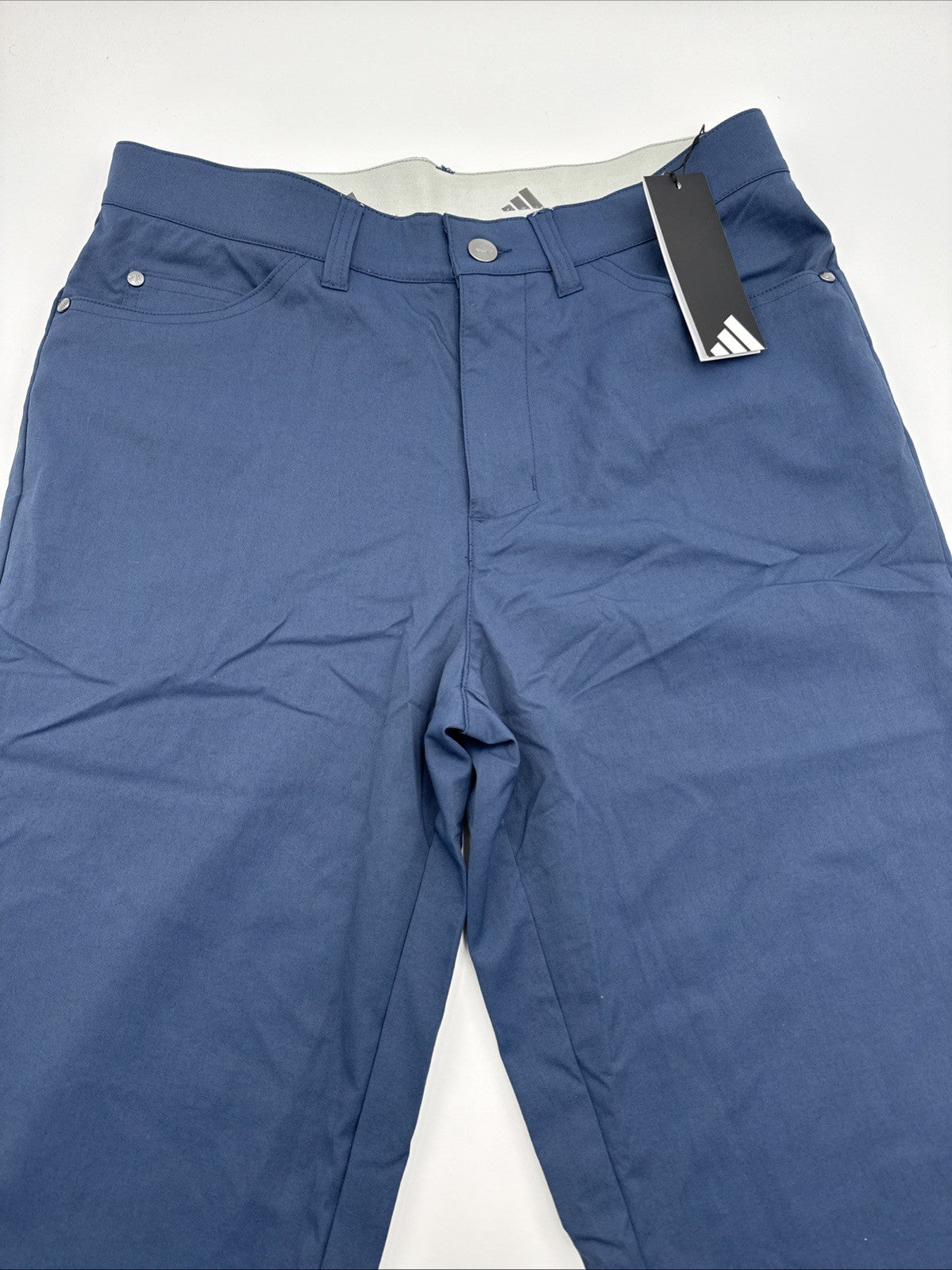 $80 ADIDAS Men's Ultimate 365  5-Pocket Tapered Golf Pants-Crew Navy-34W 32L-New