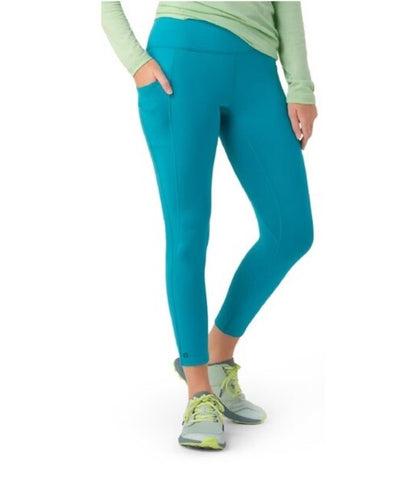 $120 Smartwool Women's Active Legging  - Deep Lake Green- Large - New With Tags