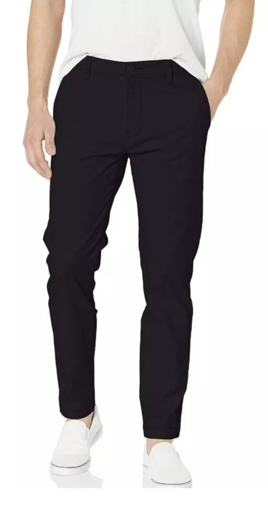 $70 Levi's Men's XX Chino Straight Fit Standard Tapered Pants-Black-Size 38W 32L