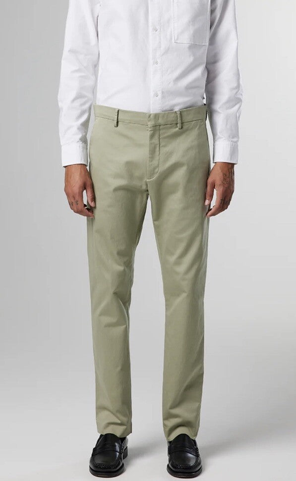 $230 No Nationality NNo7 Men’s Theo Regular Fit Organic Cotton Oil Green 29Wx32L