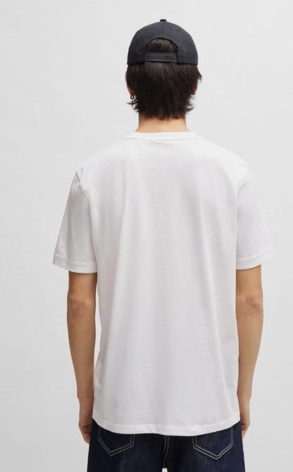 $58 BOSS By Hugo Boss Men’s Diragolino T- Shirt- White/Red - Small-New W Tags