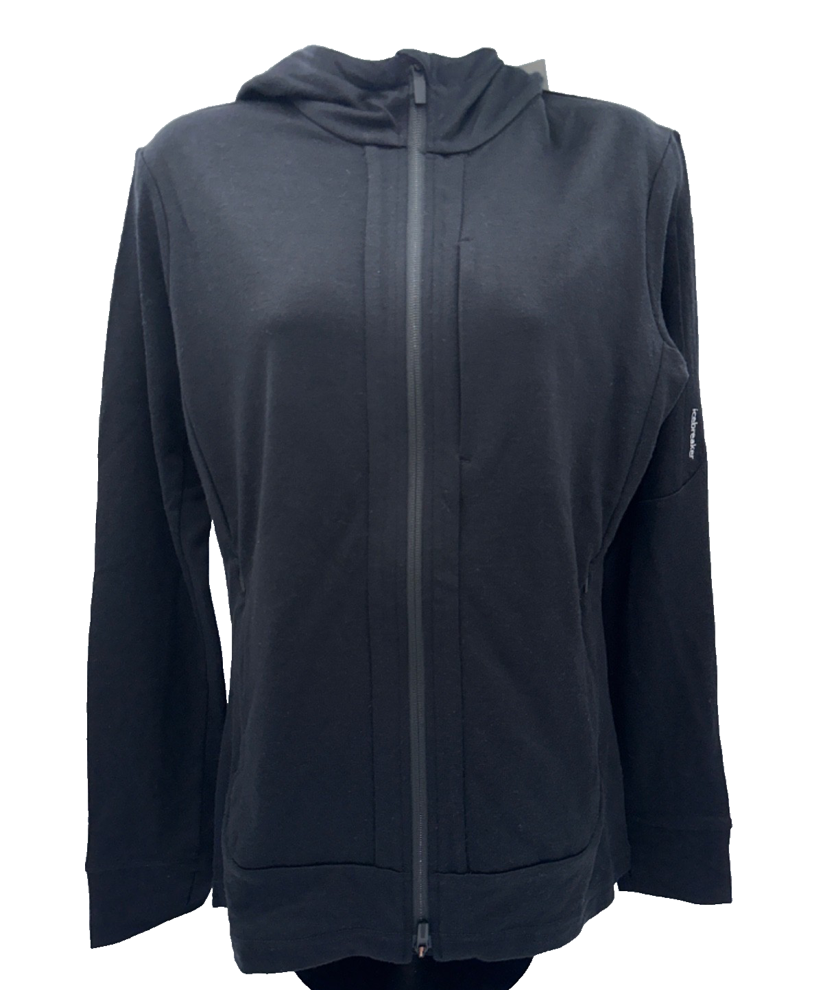 $220 Icebreaker Women's Quantum Long Sleeve Zip Jacket - Black - Medium - New