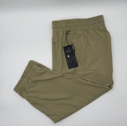 $58 Kyodan Women’s-Breezeflex Utility Capri Pants -Elm Green- Medium -New Tag