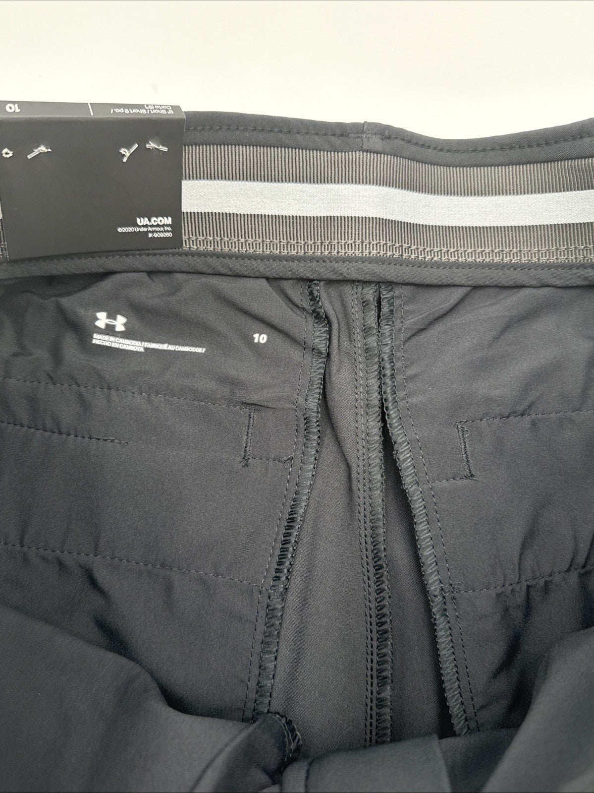 $75 Under Armour Women’s Links Golf 9” Shorts- Black - Size: 10 (30/31”W) - NEW