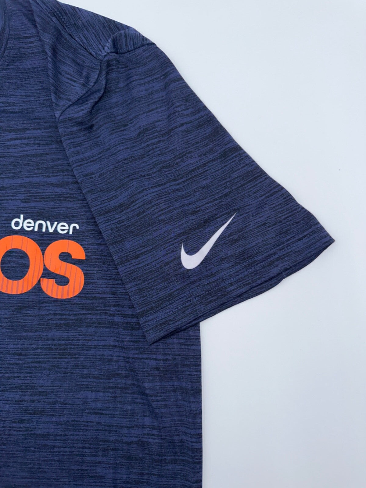 $40 Nike Men’s NFL Denver Broncos Modern Velocity Tee - Navy- Small - New Tag