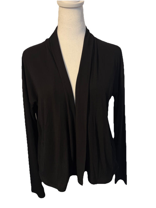 $89 Steve Madden Women’s-Soft Side Ribbed Knit Jacket Top- Black- Small-New Tag