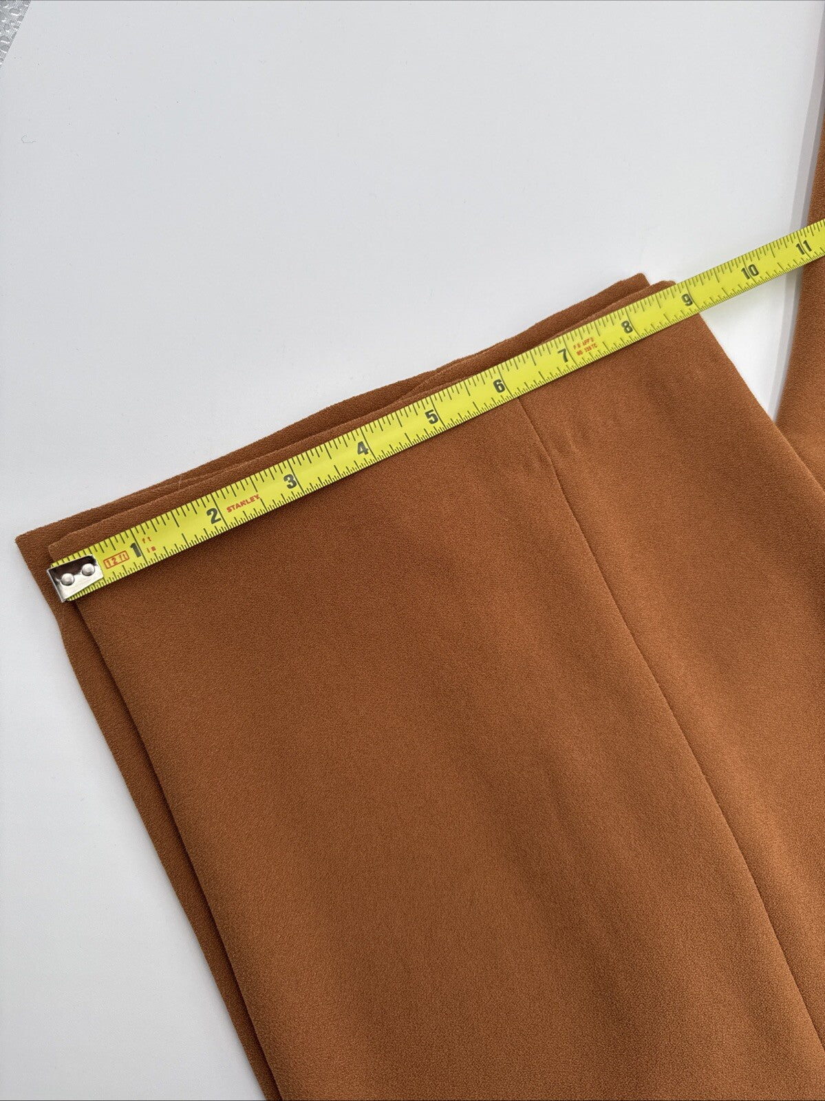 $395 Vince Women’s Wide Leg Pull-On Pants- Brown Tan- Medium- New With Tags