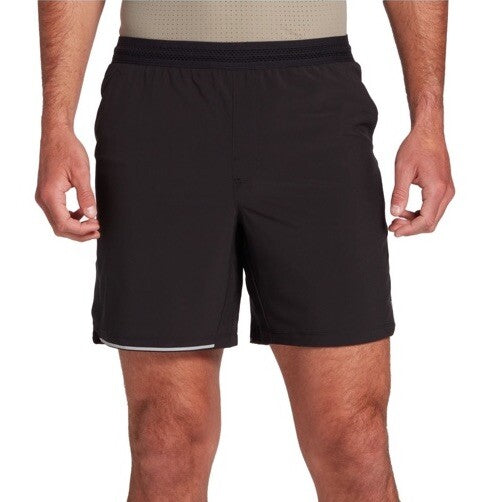 VRST Men's 7” Run Velocity Lined Shorts - Pure Black-Size: XLarge - New Tags $60