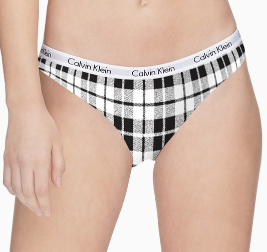 3 Pair Calvin Klein Women’s Carousel Bikini Panty D1618- 1 Red/ 2 White- Medium