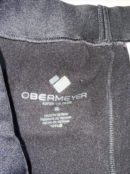 Obermeyer Men's Thermal Fleece Base Layer Bottoms Ultragear- Black - XLarge- New