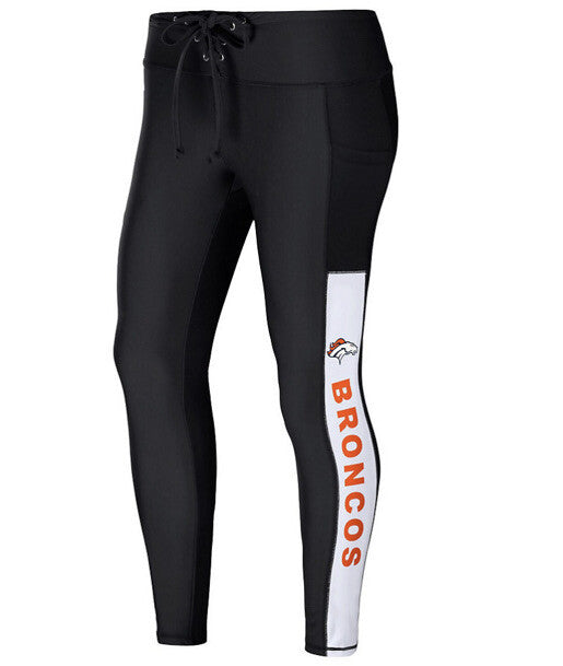 WEAR by Erin Andrews Black - Denver Broncos - Women’s Leggings- Size: 2XL - New