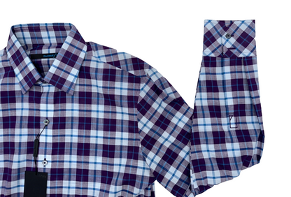 $228 Zachary Prell Men's Button Down Shirt - Clapper Purple - Small - New Tags