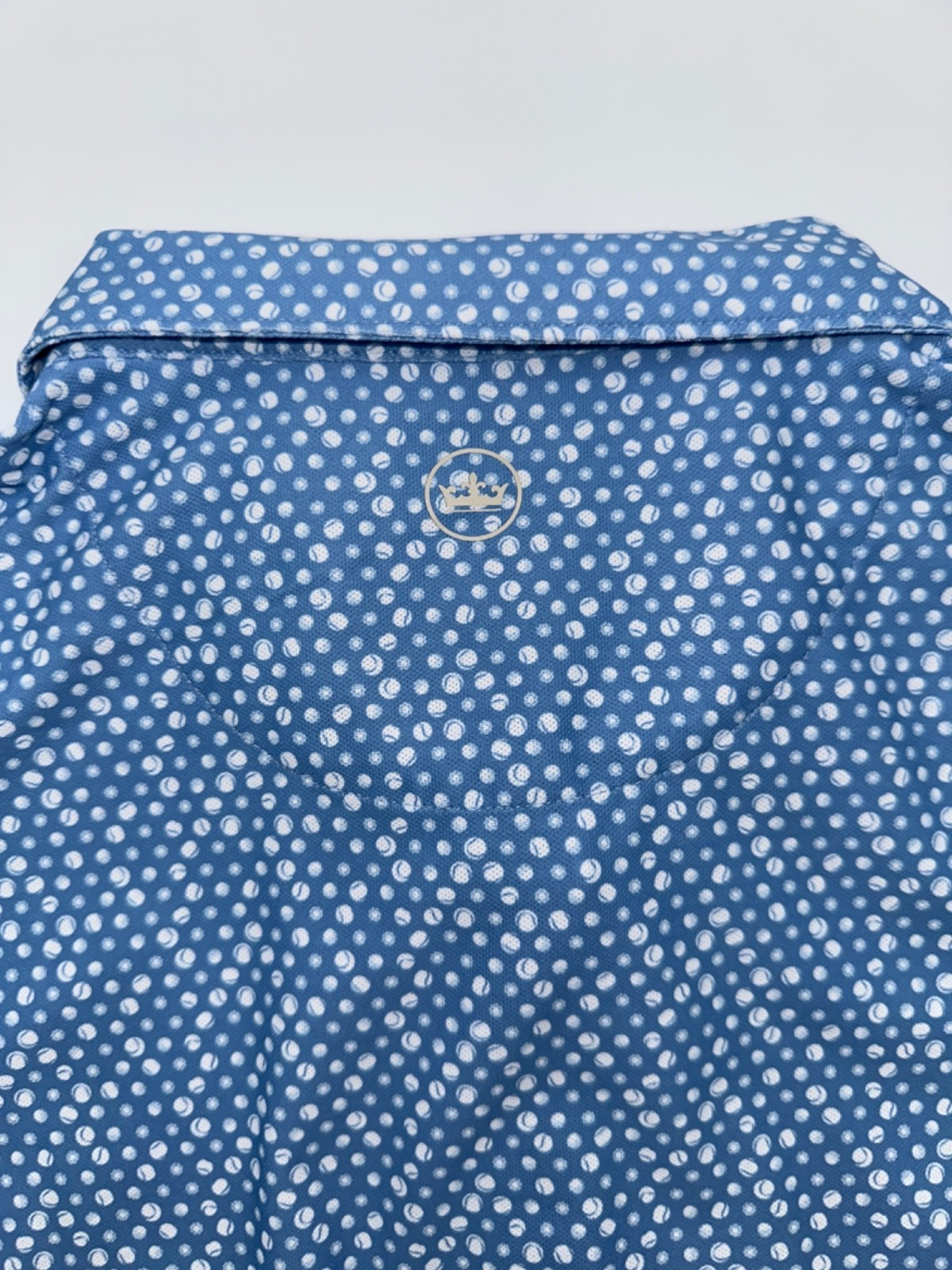 $85 Peter Millar Women's Short Sleeve Polo Shirt - Blue - XLarge - New