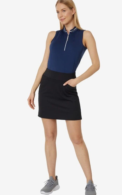 Jamie Sadock Women’s Sleeveless Golf Shirt -Moonlit- Medium - Retail $93