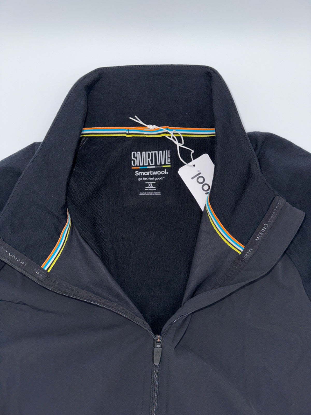 $220 Smartwool Men's Intraknit Full Zip Jacket - Black - XLarge - New With Tags