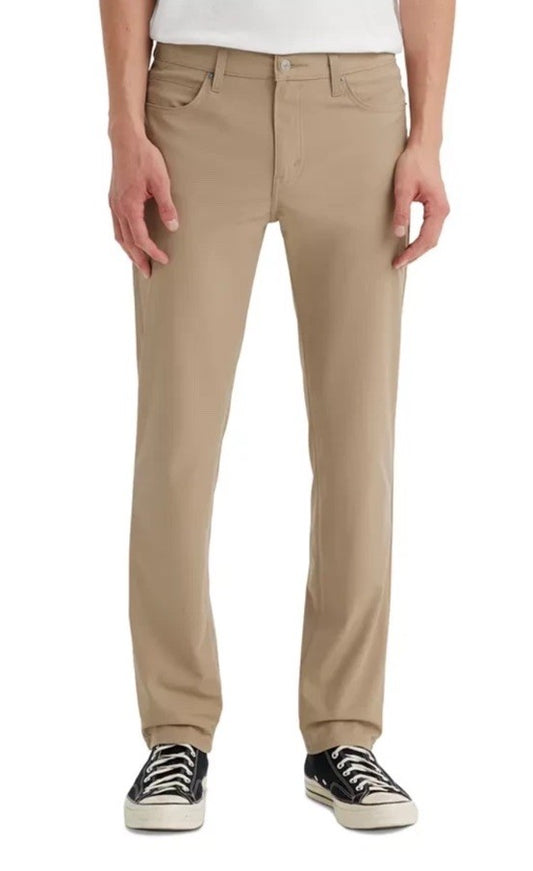 $70 Levi's Men's 511 Slim Tech Pants Stretch A92130010- Beige- 32W 30L - New Tag