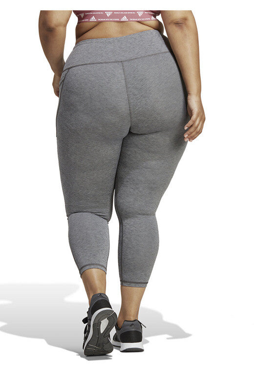 Adidas Women's OPT Stash Pocket High Waisted 7/8 -Pink Strata- 2X - New Tags $55