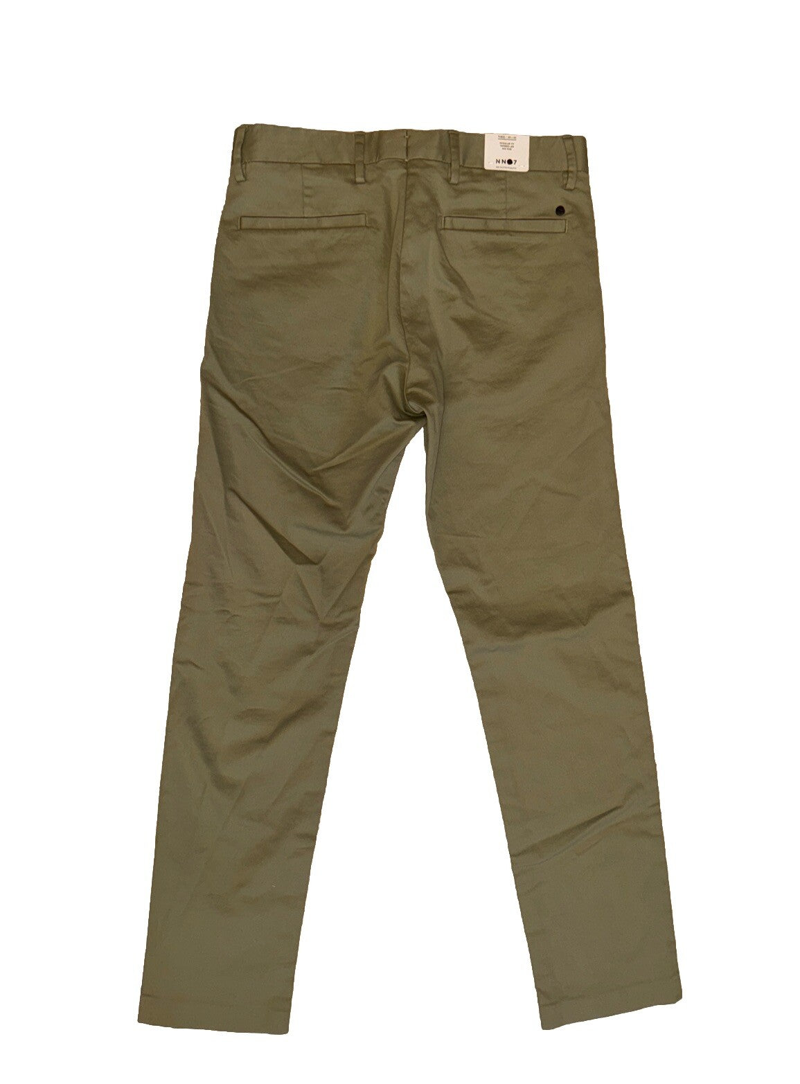 $230 No Nationality NNo7 Men’s Theo Regular Fit Organic Cotton Oil Green 29Wx32L