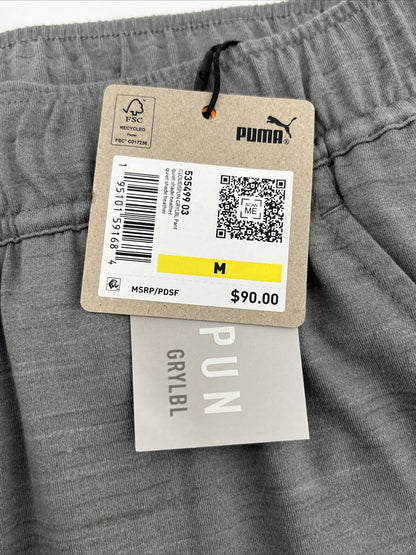 $90 Puma Men’s Cloudspun Grylbl performance golf pants-Quiet Shade Grey-Medium